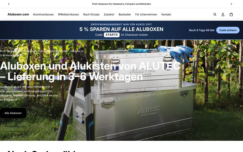 Startseite aluboxen.com